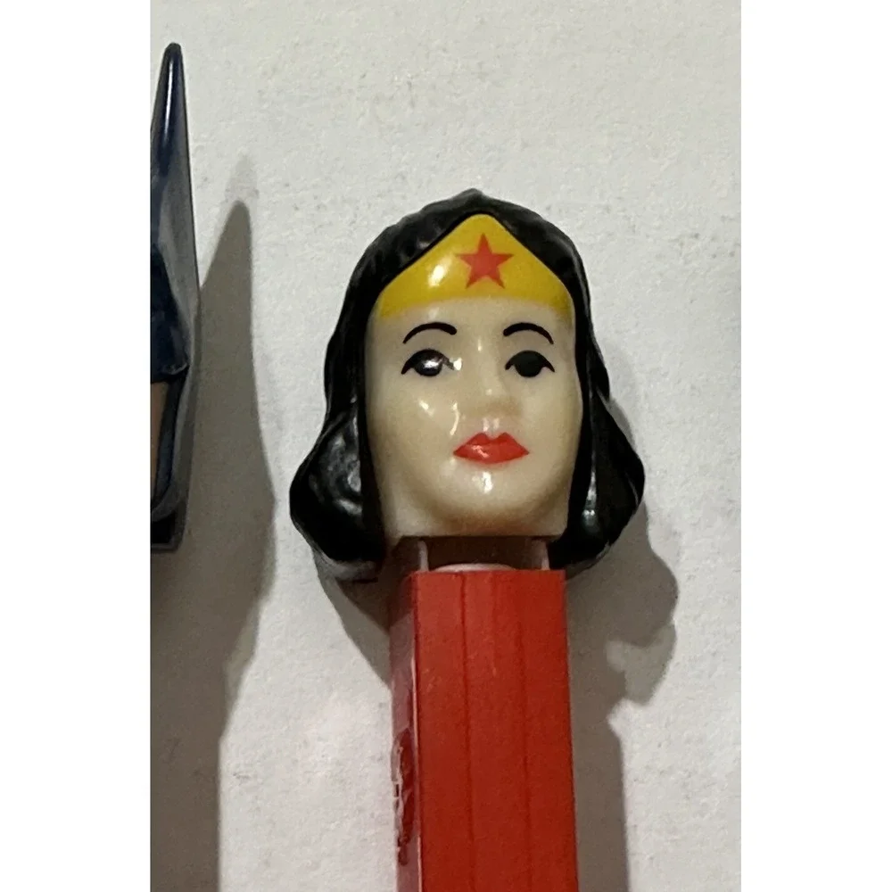 Vintage DC Pez Dispensers 2 Batman 1 Wonder Woman Slovenia‎